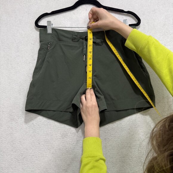 CALIA by Carrie Underwood Shorts Womens Medium Green Drawstring Zip Pockets - Picture 3 of 8